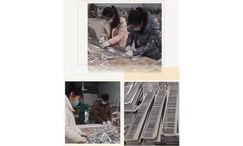 圍觀鋁合金出風口、暗藏式檢修口的全套制作流程